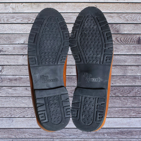 Allen Edmonds Nashua Brown Leather Tassel Kiltie Men’s Loafers, Size 11D - Picture 5 of 6